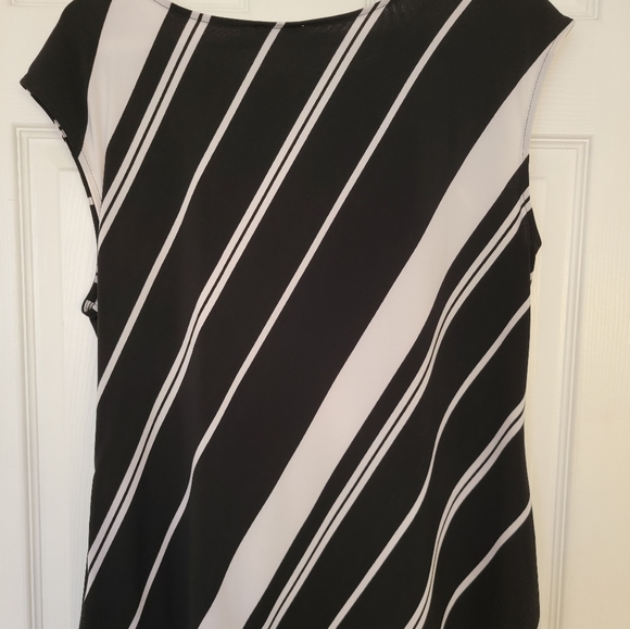 Ricki's blouse, size L, b&w - Picture 3 of 6